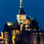 mont st michel la nuit