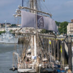 Le Belem amarré à Nantes