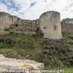 La forteresse de la vieille ville de Falaise